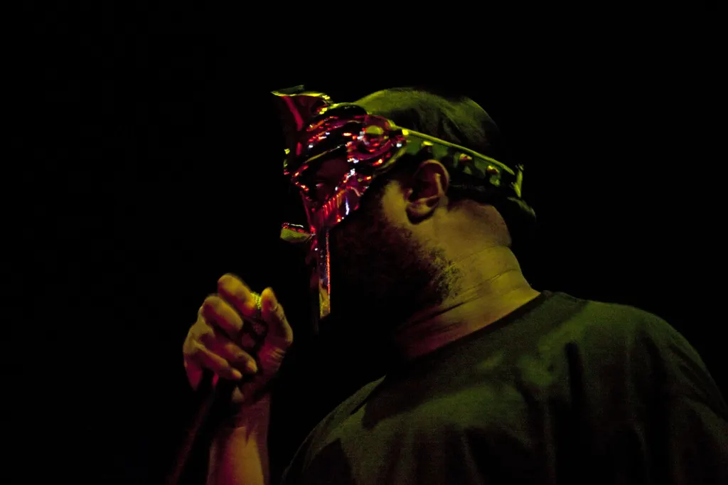 MF DOOM performing at Brixton Academy, London